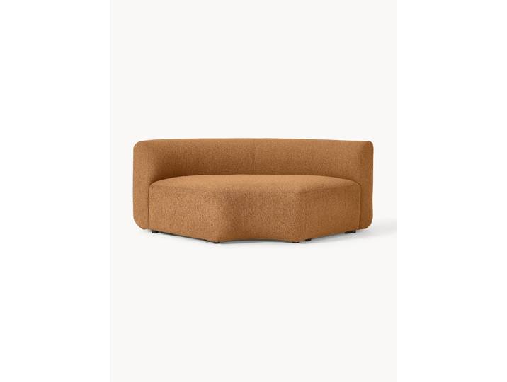 Rundes Bouclé-Eckmodul Sofia