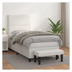 vidaXL, Boxspringbett, Navonica (Flach mit Nägeln) (100 x 200 cm)