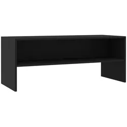 vidaXL TV-Schrank Schwarz 100x40x40 cm Holzwerkstoff
