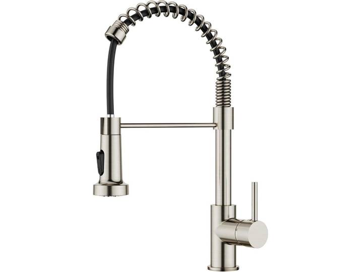FORIOUS Edelstahl Wasserhahn Küche mit Ausziehbarer Brause