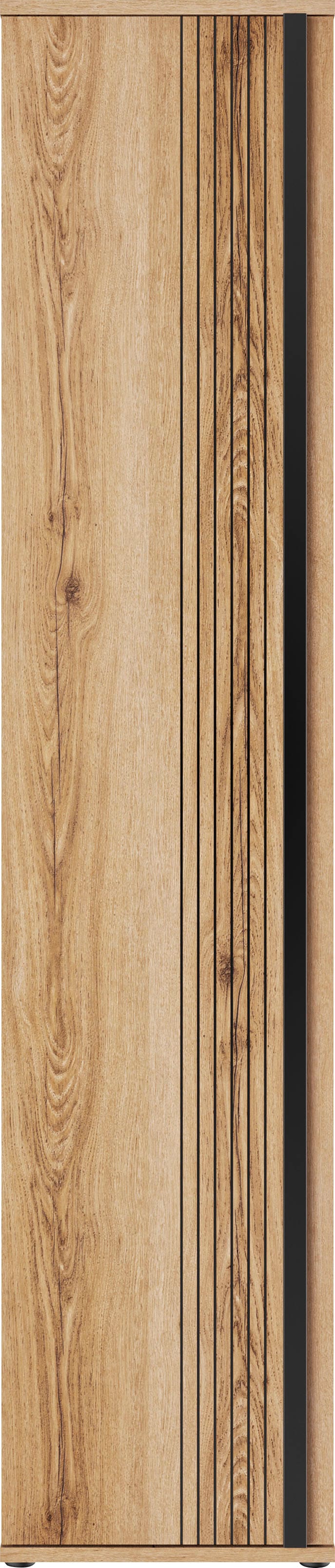 Schrankmodule GAMI "Enzo", braun (natur), B:50cm H:235cm T:61cm, Holzwerkstoff, Schränke, Verschiedene Module einfach zu kombinieren