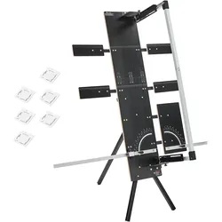 VEVOR Styroporschneider, 200 W, Heißdrahtschneider mit 6 Nickel-Chrom-Heizdrähten, professionelles elektrisches Schneidewerkzeug mit 1150 mm max. Schnittlänge für Schaum, Schwamm, KT-Platten