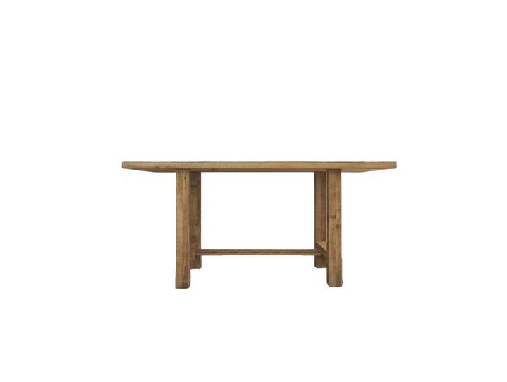 Natur24 Esstisch Esstisch Ringo Wildeiche massiv 80x170x77 mit Holzfußgestell