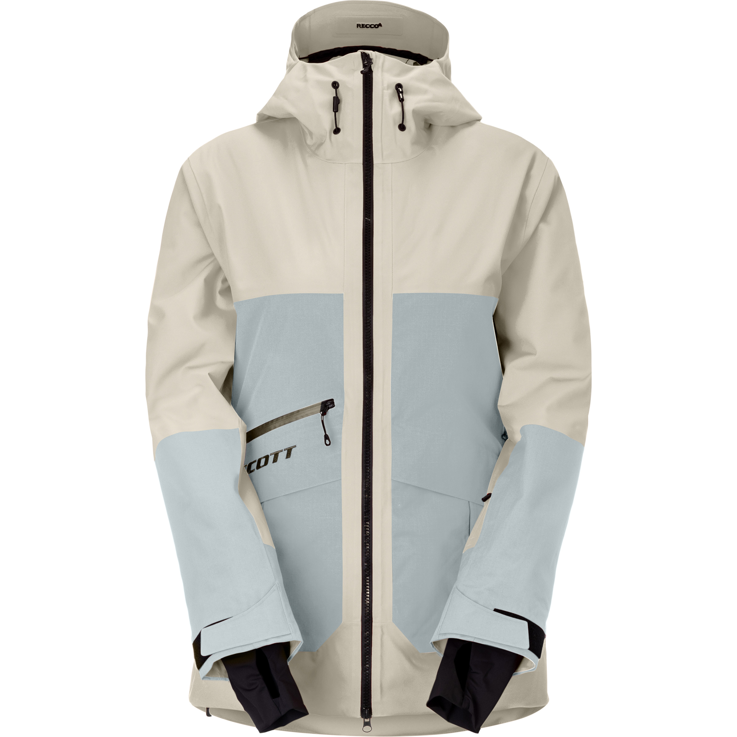 Scott Ultimate Dryo Utility Damen Isolationsjacke beige Größe M Freeride Wasserdicht Wasserabweisend