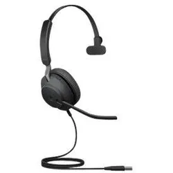 Jabra Evolve2 40 UC Mono Headset On-Ear, konvertierbar, kabelgebunden, USB
