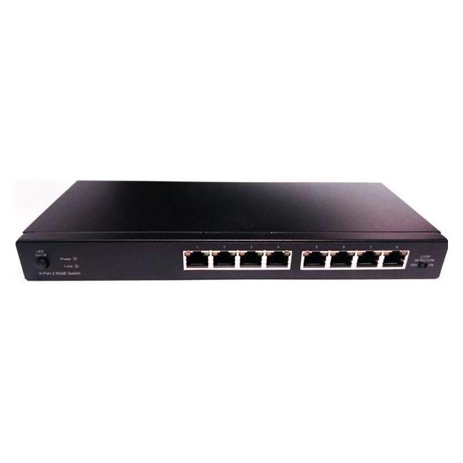 Longshine Switch LCS-2.5GS7108 8*2.5G retail (8 Ports) (LCS-2.5GS7108)