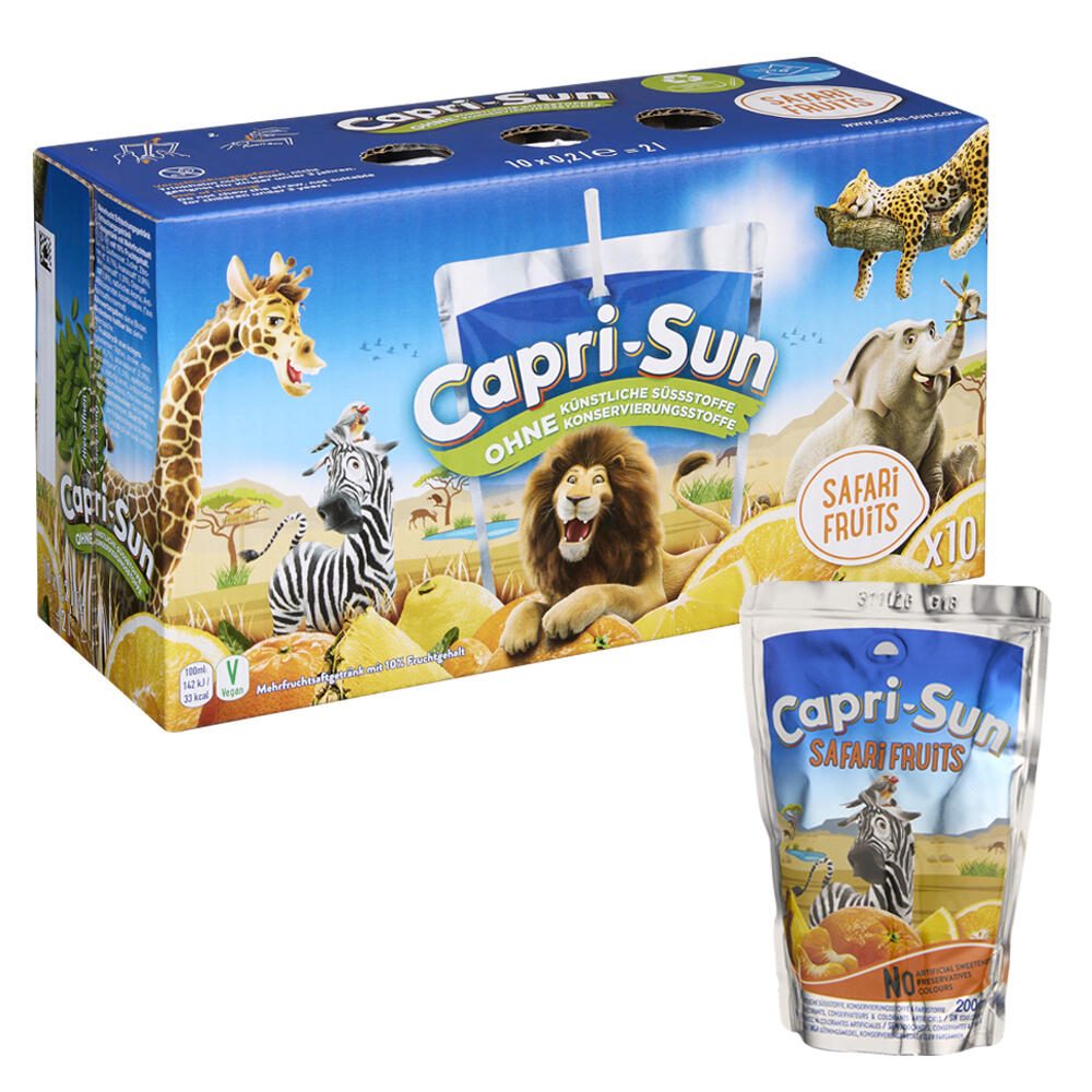 Capri-Sun Fruchtsaftgetränk SAFARi FRUiTS 135880003
