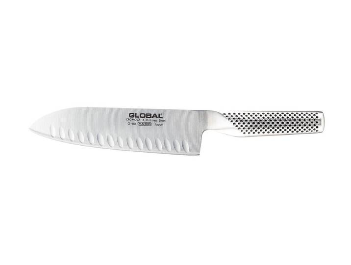 Global Küchenmesser Kullenschliff 18 cm