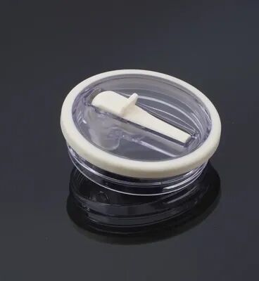 Perfect Picks Market Spill Proof Cup Cover For Stanley Replaceable, Eco Friendly Spiral Straw Accessory white