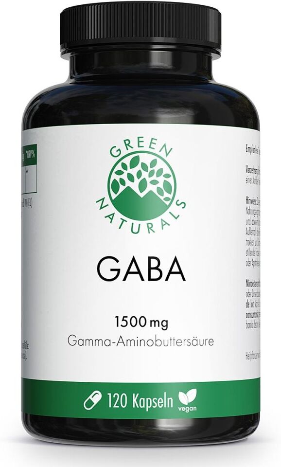 Green Naturals® GABA 1500 mg Kapseln vegan 120stk