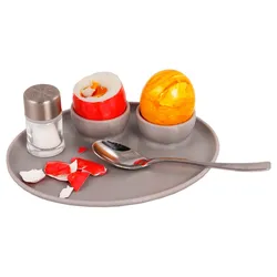Axis Line Frühstücksei Eierhalter für 2 Eier mit Tablett - Sommeraktion