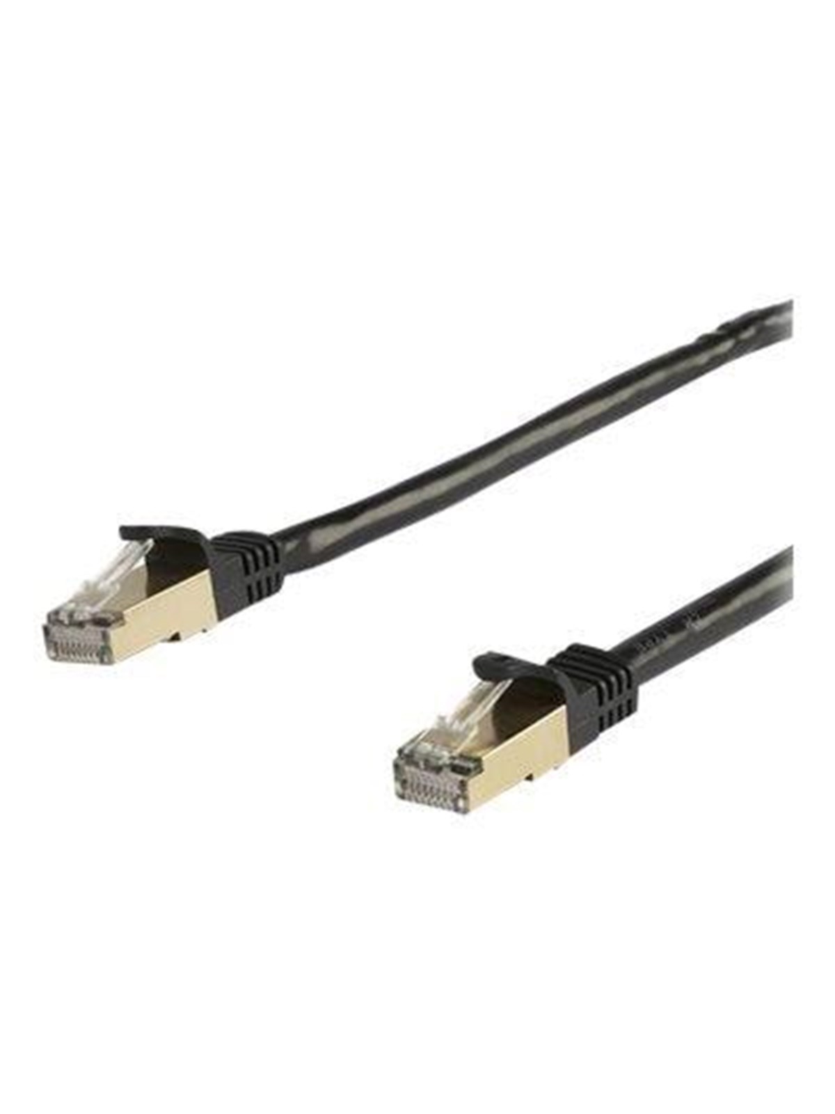 StarTech.com 7m CAT6a Ethernet Cable - Black RJ45 Shielded Cable Snagless - patch cable - 7 m - black - Schwarz - 7m