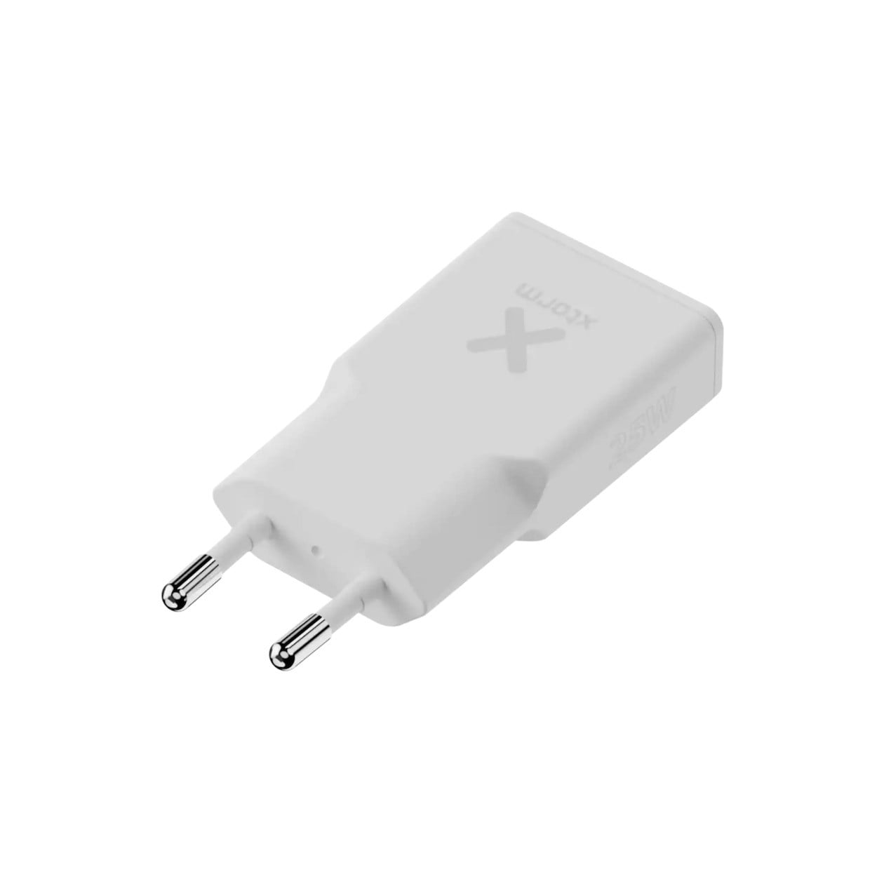 Xtorm Go2 Slimline USB-C Adapter - Dubbele Poort 25W Snellader - Wit