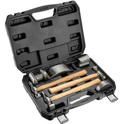 Topex, Hammer, 7 tlg. Karosserie-Ausbeulhammer-Set