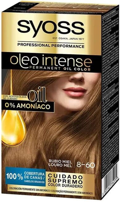 Syoss Oleo Intense Tinte Sin Amoniaco #8.60 Rubio Miel