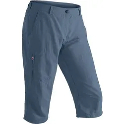 MAIER SPORTS Damen Caprihose Neckar, Größe 36 in Blau Blau