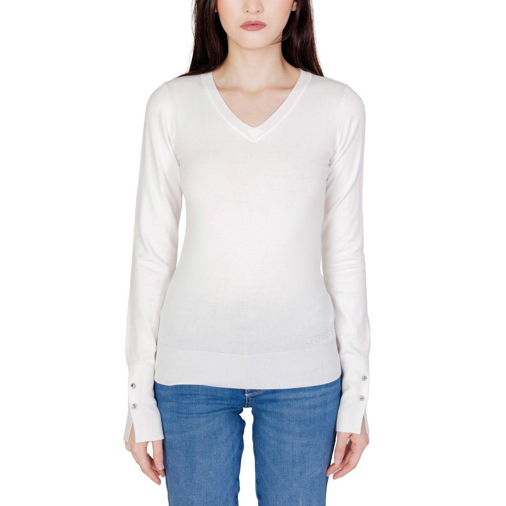 V-hals Langzaam Gebreide Top Model Gu11479800008ro
