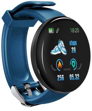 Inspired Finds D18 Smart Fitness Tracker Watch For Men And Women blue