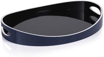 Zodax Noir Marine Lacquered Serving Tray
