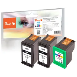 Peach Spar Pack Plus Druckköpfe kompatibel zu HP No. 350*2, No. 351, SD412EE, CB335EE*2, CB337EE
