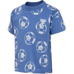 hummel hmlMINI Loose Print Baby-T-Shirt Kinder 7379 - dutch blue 80