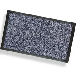 Schmutzfangmatte Nölle blau meliert 90 x 150 cm Polypropylenfaser, rutschfester Vinylrücken