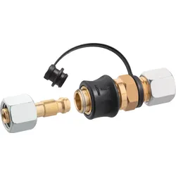 GOK Steckkupplung SKU-QR PS5bar RVS8 x SKU und Steckn. STN x RST8 ML+DL aufgez. SV