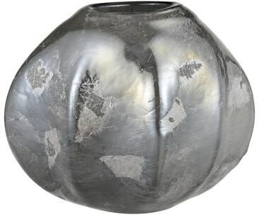 Elk Studio Elk Home Regard Metallic Silver Glass 9 Inch Wide Vase