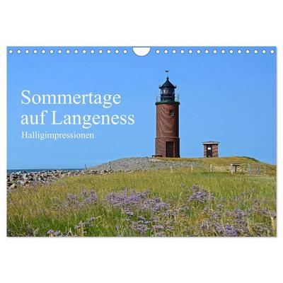 Sommertage auf Langeness (Wandkalender 2027 DIN A4 quer), CALVENDO Monatskalender