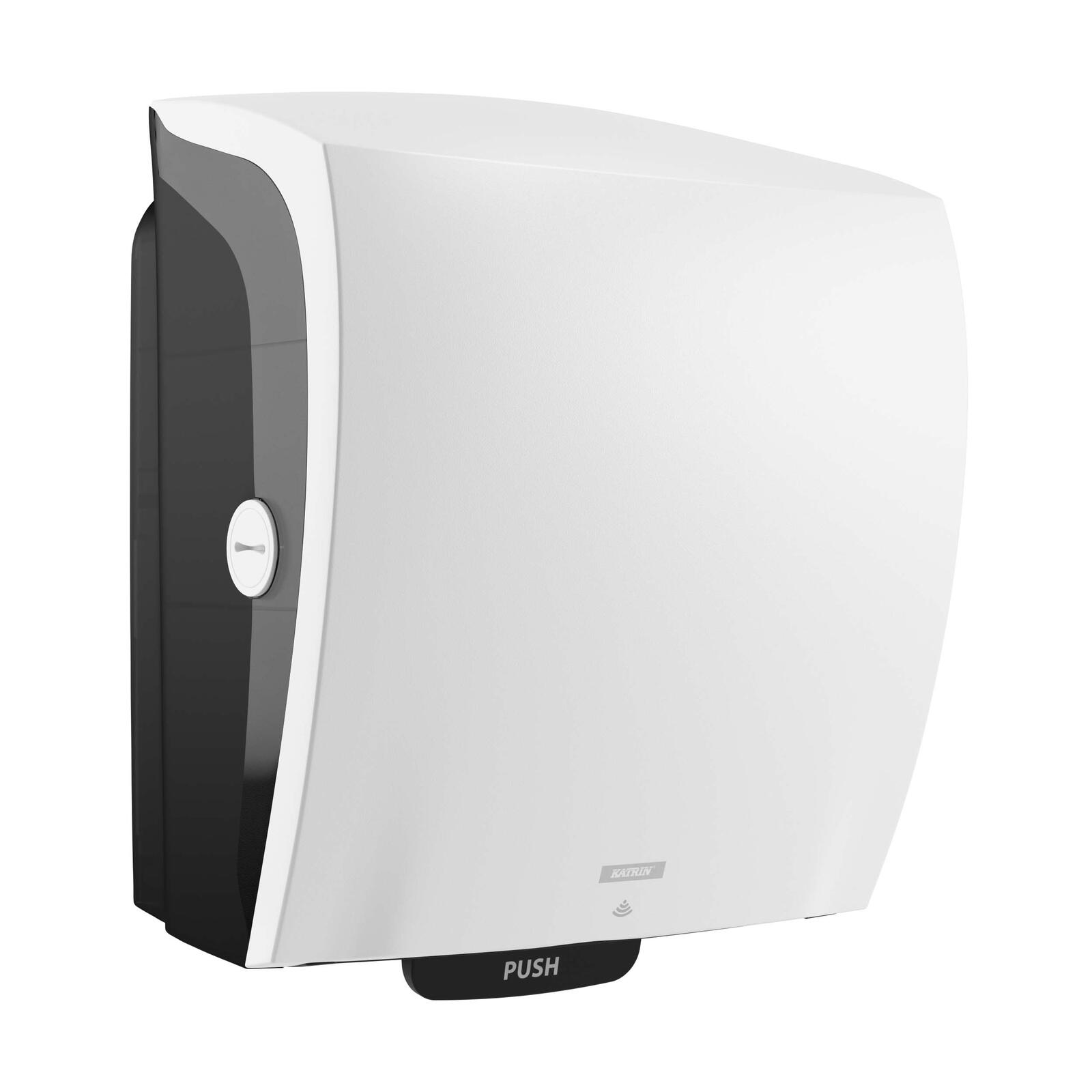 KATRIN Papierhandtuchspender Hybrid System 84739 weiß