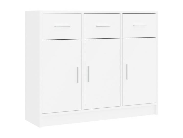 vidaXL Sideboard, Kommode Weiß 91x28x75 cm Holzwerkstoff