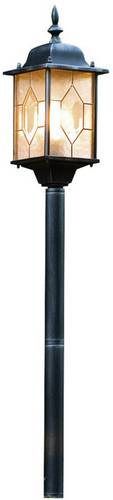 Konstsmide 7245-759 Milano Außenstandleuchte Energiesparlampe E27 75W Schwarz, Silber