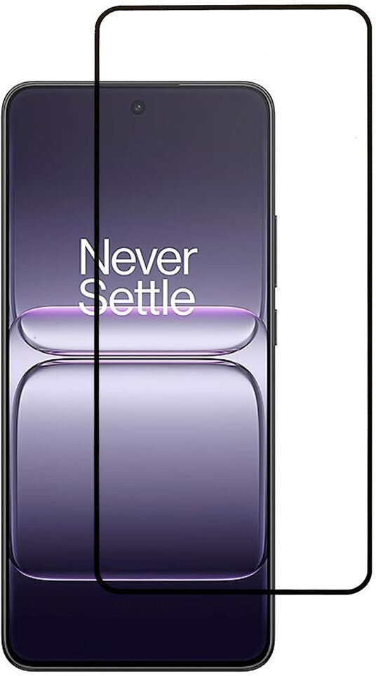 INCOVER Skærmbeskyttelsesglas til OnePlus Nord CE5 - Gennemsigtig / Sort Kant