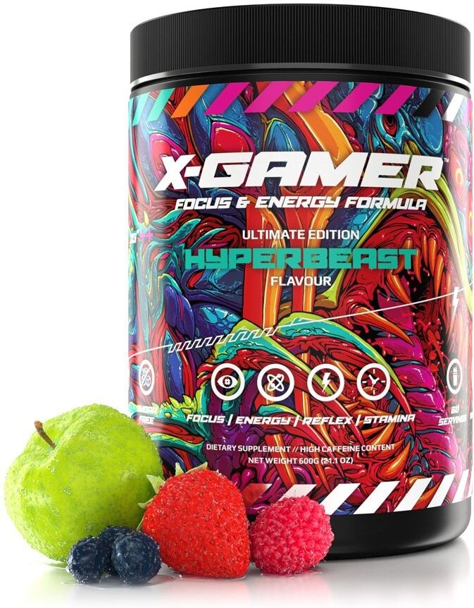 X-Gamer 600g X-Tubz Hyperbeast - 60 Portioner