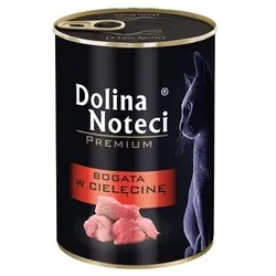 Dolina noteci Premium für Katzen reich an Kalbfleisch 400g