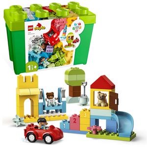 LEGO-DUPLO 10914 Deluxe Steinebox, ab 1,5 Jahre, mit Aufbewahrungsbox, 85 Teile