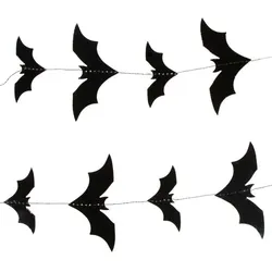 Papiergirlande "Fledermaus", 1,5 Meter