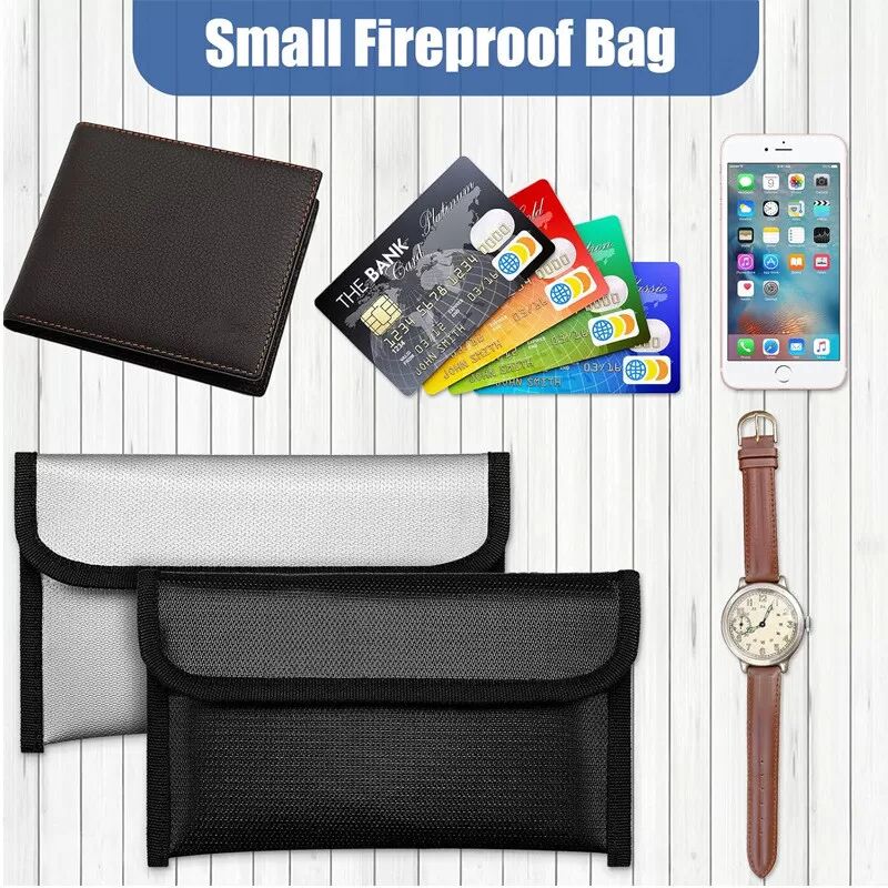 INF Schutztasche - Feuerfest & Wasserdicht Silber