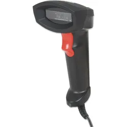 Manhattan 178433 USB-Kit Barcode-Scanner Kabelgebunden 1D CCD Schwarz Hand-Scanner USB