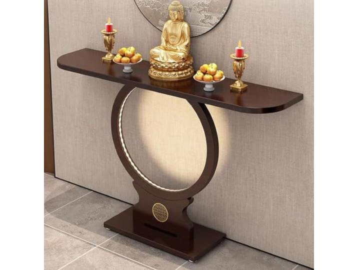Altartisch, Buddhistischer Altar, Konsolentisch Aus Holz, Sofatisch Für Wohnzimmer Und Eingangsbereich(39.4in/100cm)