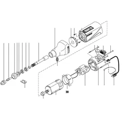 PROXXON 28481-30 Stützring für Industriebohrschleifer IBS/E