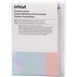 Cricut Klebekarten, Pastell-Musterset – R40, farbsortiert