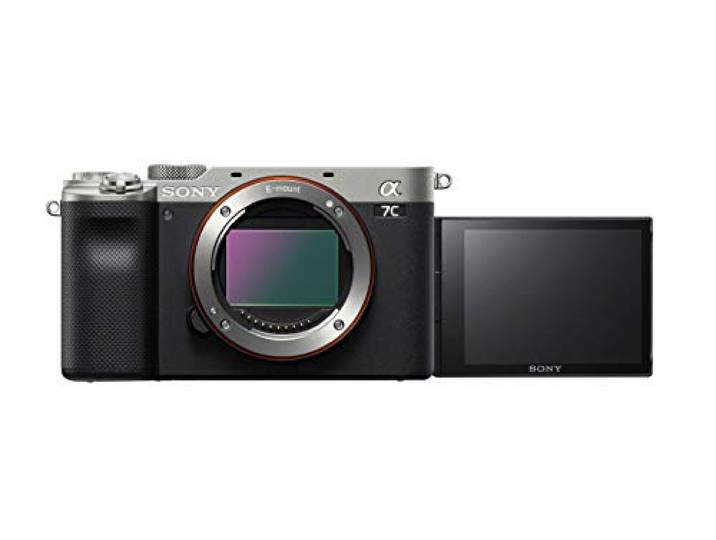Sony Alpha 7 C Fullframe systeemcamera (Compact en lichtgewicht, Real-time autofocus, 24.2 megapixels, 5-assige beeldstabilisatie, grote batterijcapaciteit) - body - zilver