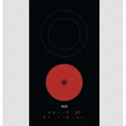 AEG Autarkes Kochfeld / Strahlenbeheizt 3000 Domino / / 30 cm / Aufliegend HRB32320CB