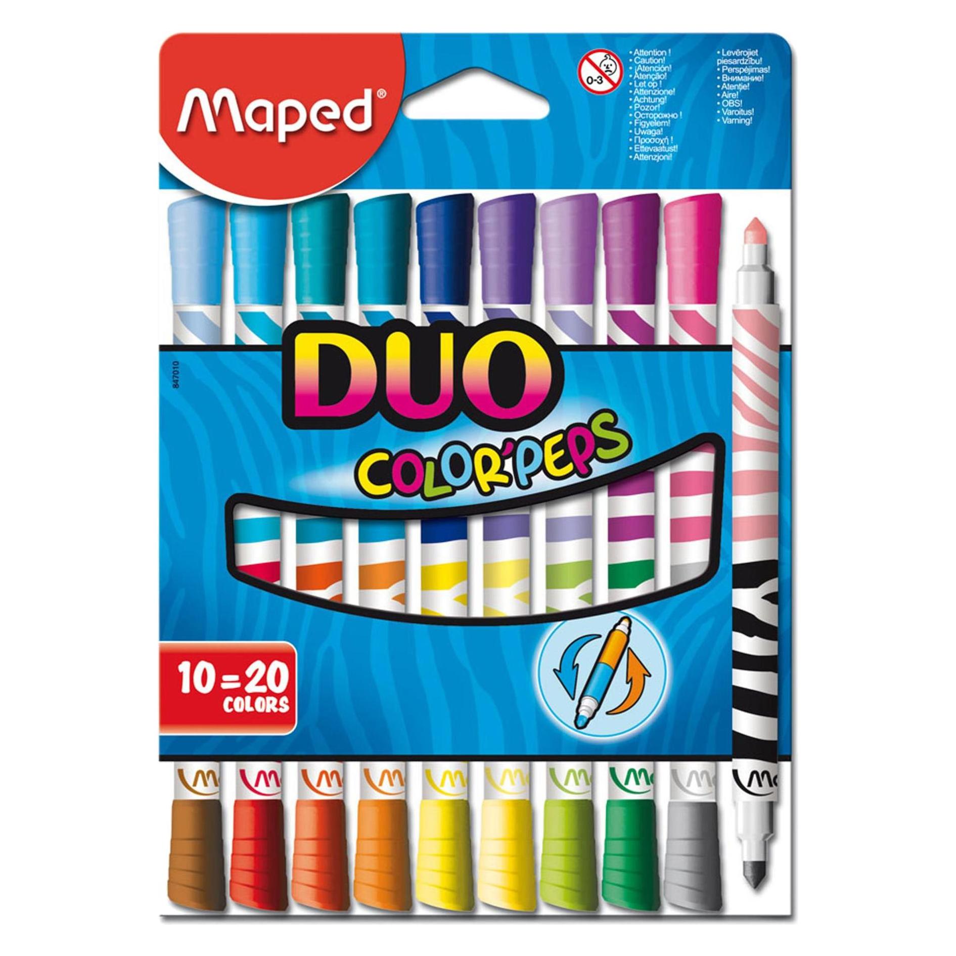 Maped olor Peps 2-farbig (10x) (330201)