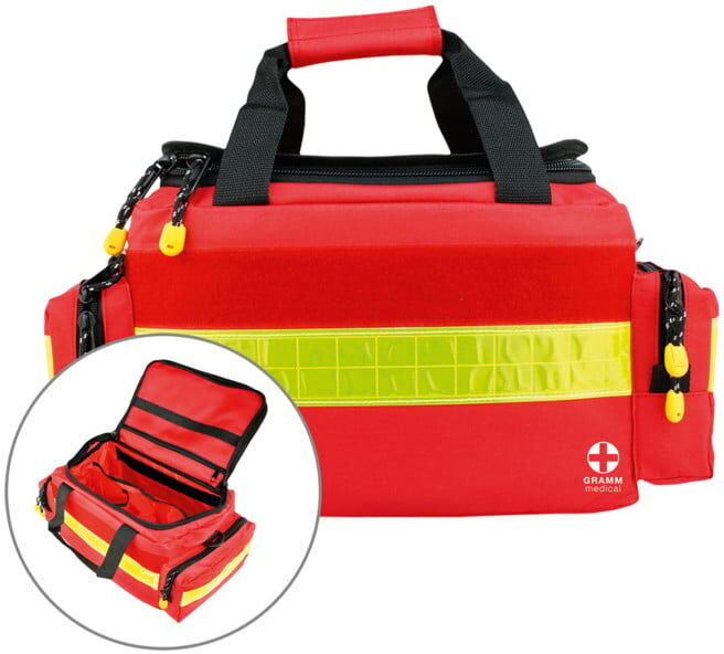 Gramm Medical Sac d'urgence DIN 13 157, rouge (420.018.20012)