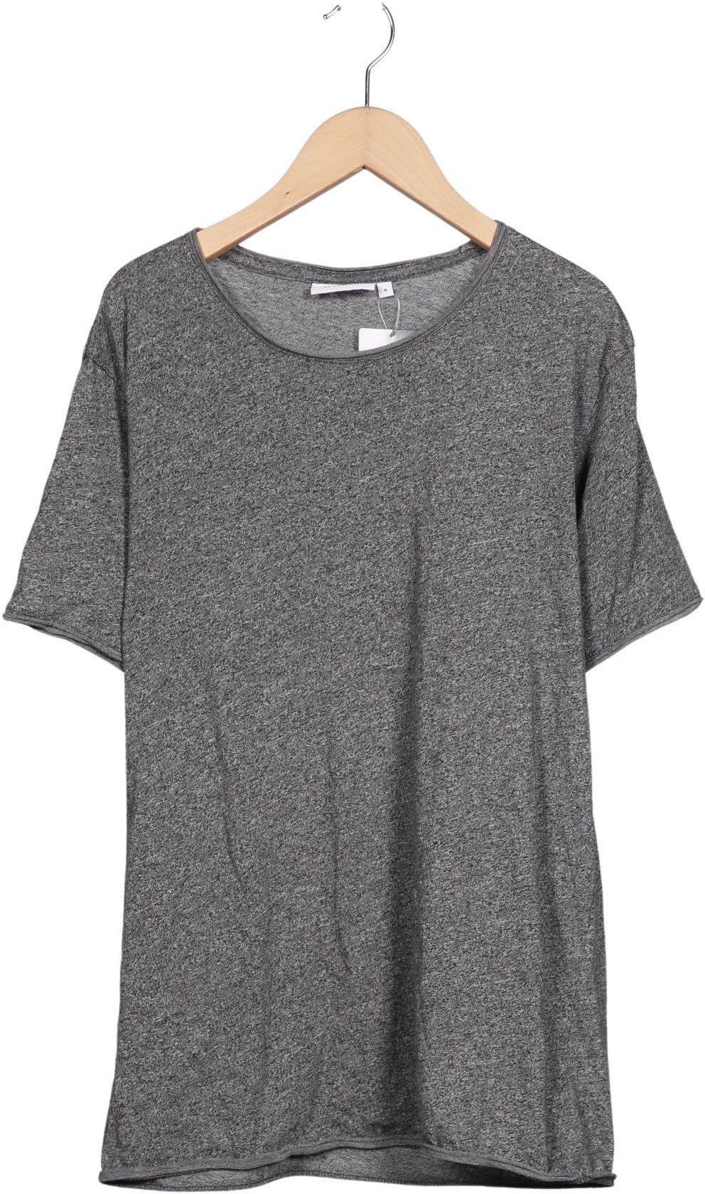 Weekday Damen T-Shirt, Grau, Gr. M, Baumwolle / Synthetik - Second Hand