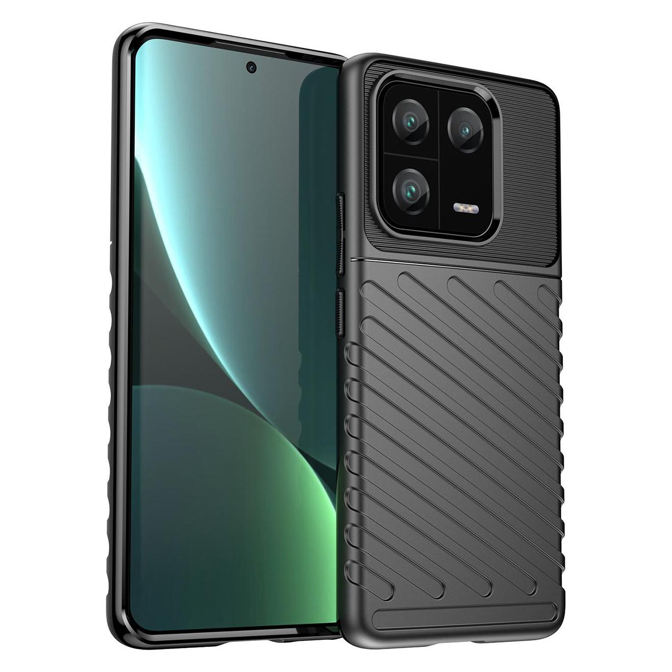 Hurtel Thunder Case Hülle für Xiaomi 13 Pro Silikonhülle schwarz (Xiaomi 13 Pro) (1404978613)