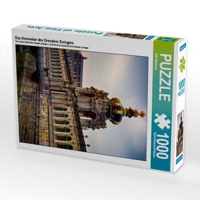 CALVENDO Puzzle Das Kronentor des Dresdner Zwingers | 1000 Teile Lege-Größe 64x48cm Foto-Puzzle für glückliche Stunden