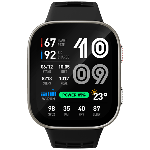 Amazfit Bip Max Silber